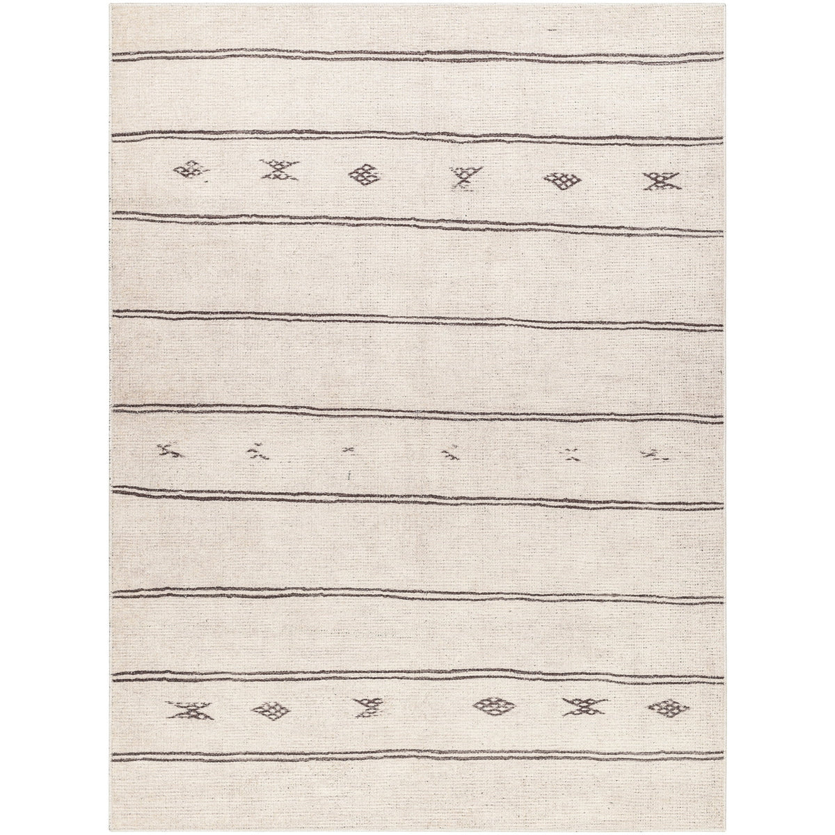 6'7" x 9' Moroccan Area Rug A1867