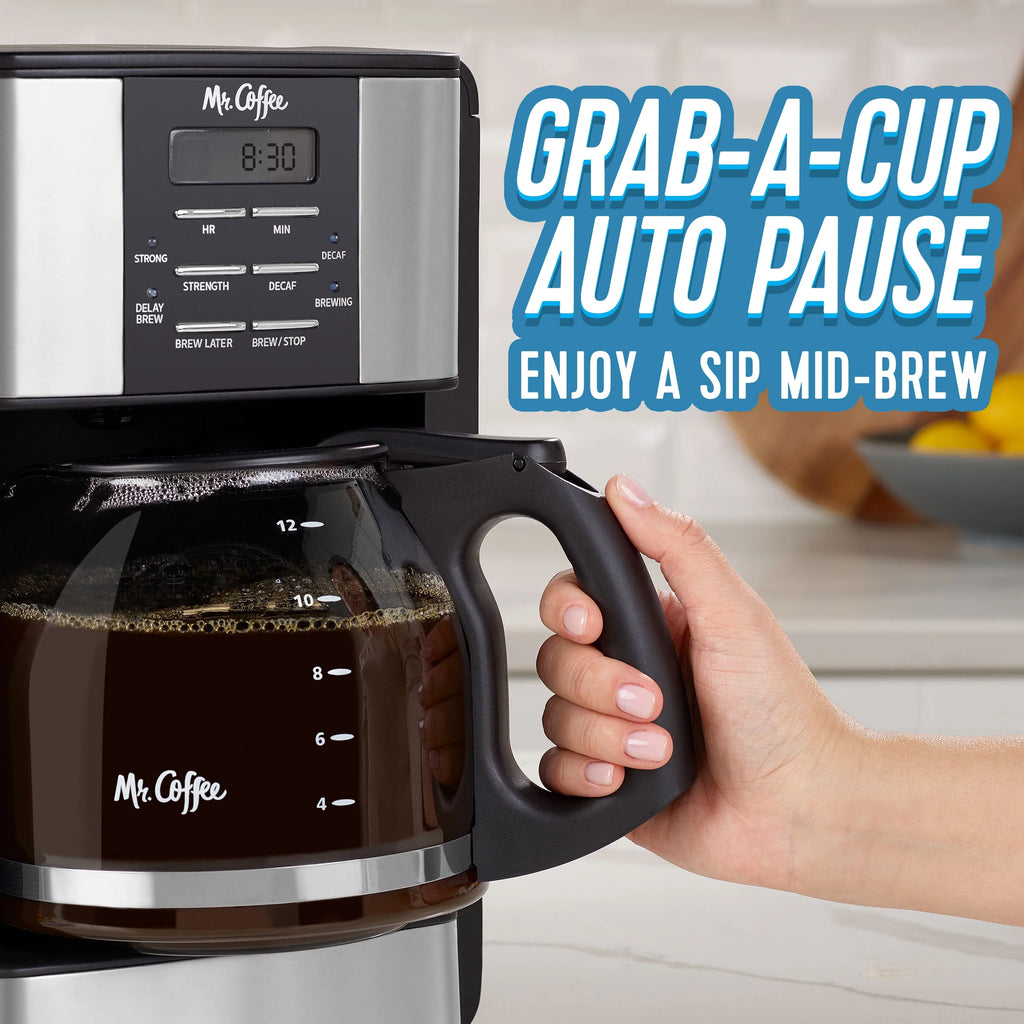 12 Cup Coffee Maker with Decaf Function J195
