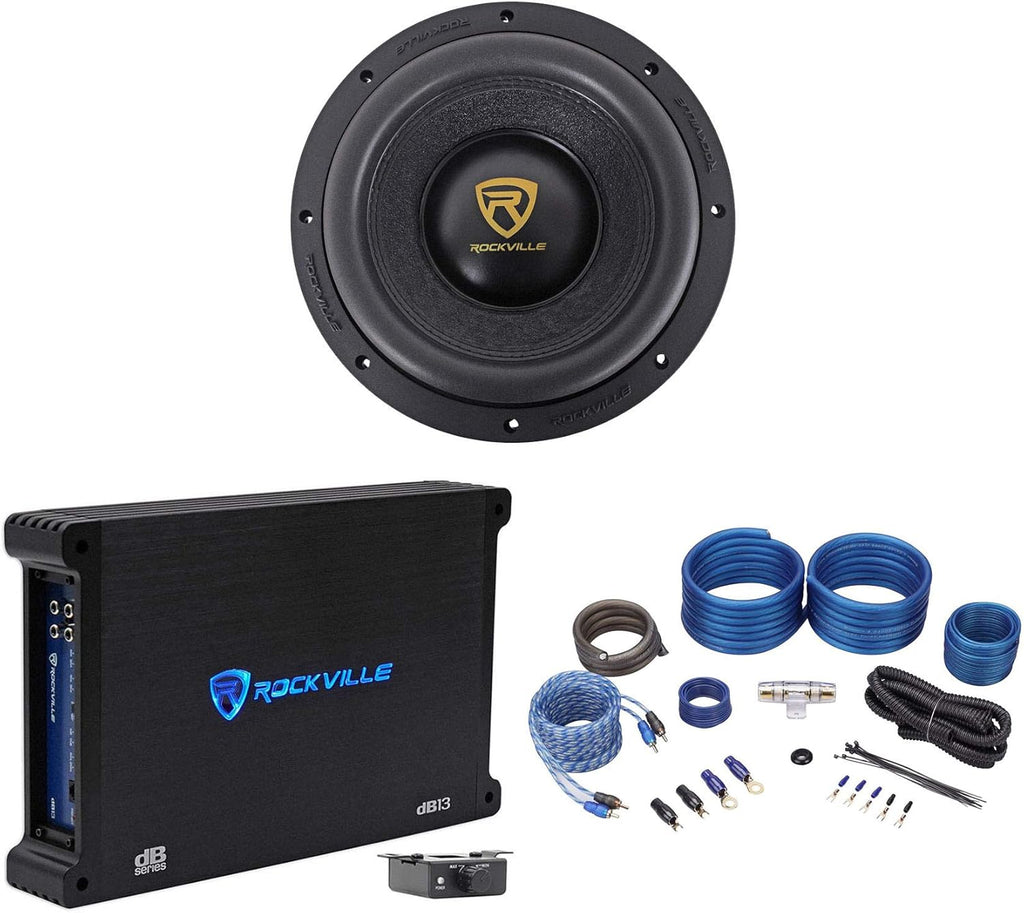 10 3200 Watt Car Audio Subwoofer and Mono Amplifier C352
