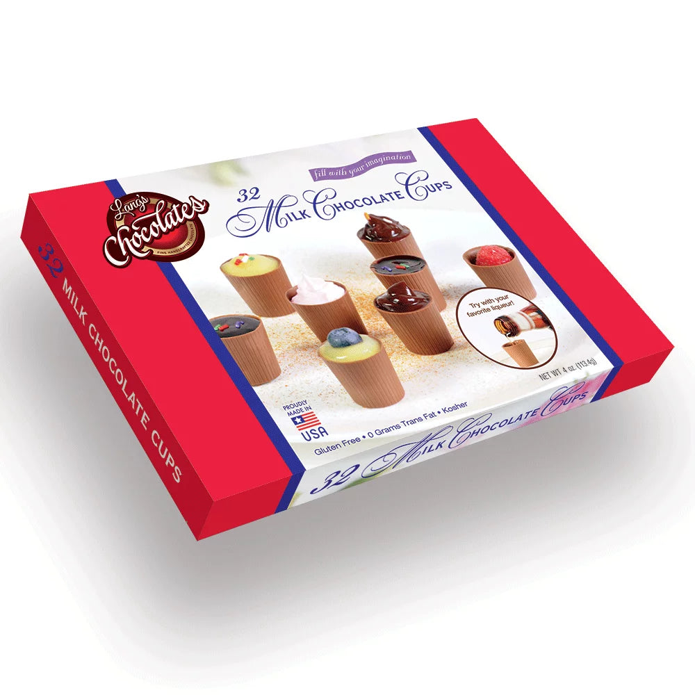Dark Chocolate Dessert Cups 32 piece W3013