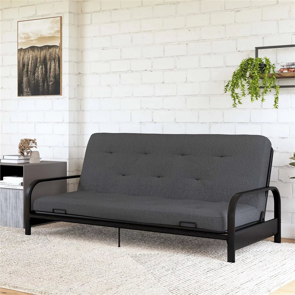 8 Innerspring Full Microfiber Futon Mattress E8114