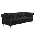Black Velvet Sofa B124484