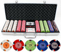 500pc Clay Poker Chips Set X59972