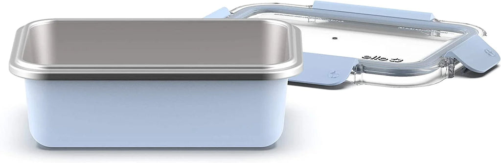 Stainless Steel Rectangle Food Storage Container with Leak-Proof Lids, 4 Cup G733642