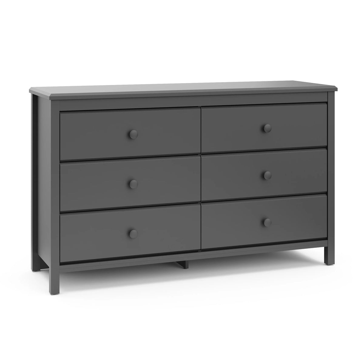 White 6 Drawer Kids Double Dresser Y82780