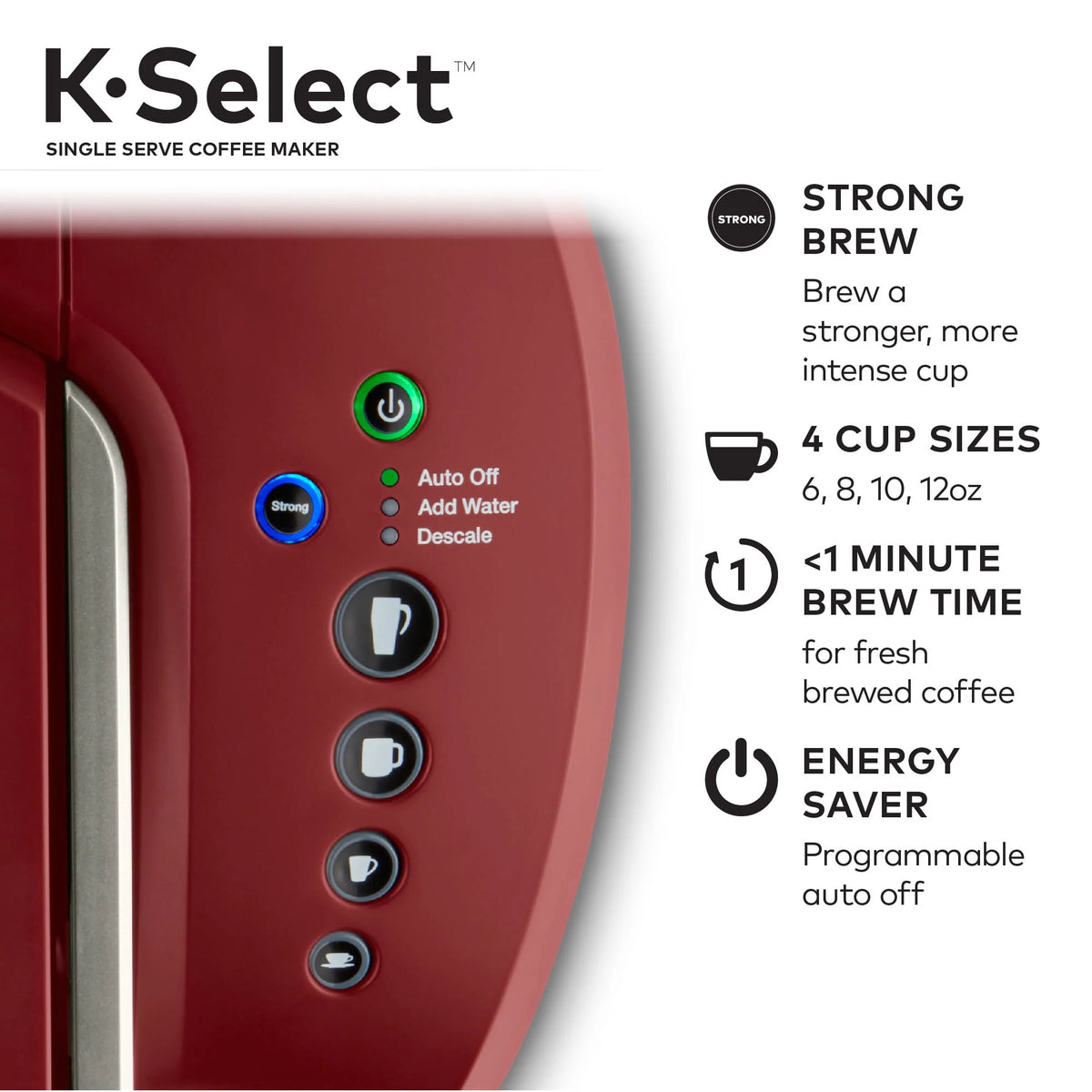 Single-Serve K-Cup Pod Coffee Maker W427806