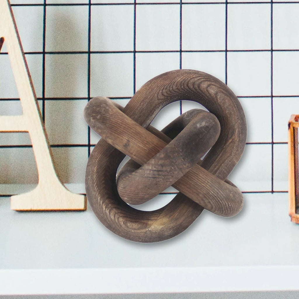 3 Link Wooden Chain Decor Y52530