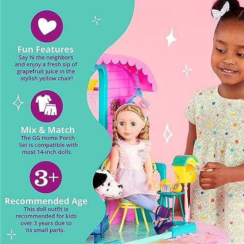 14-Inch Doll Accessories Cotton Candy Machine On Wheels B1672