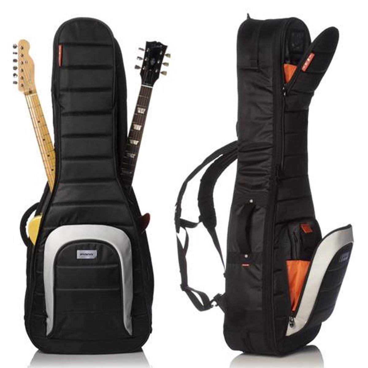 Jet Black Dual Electric Guitar Case F677653