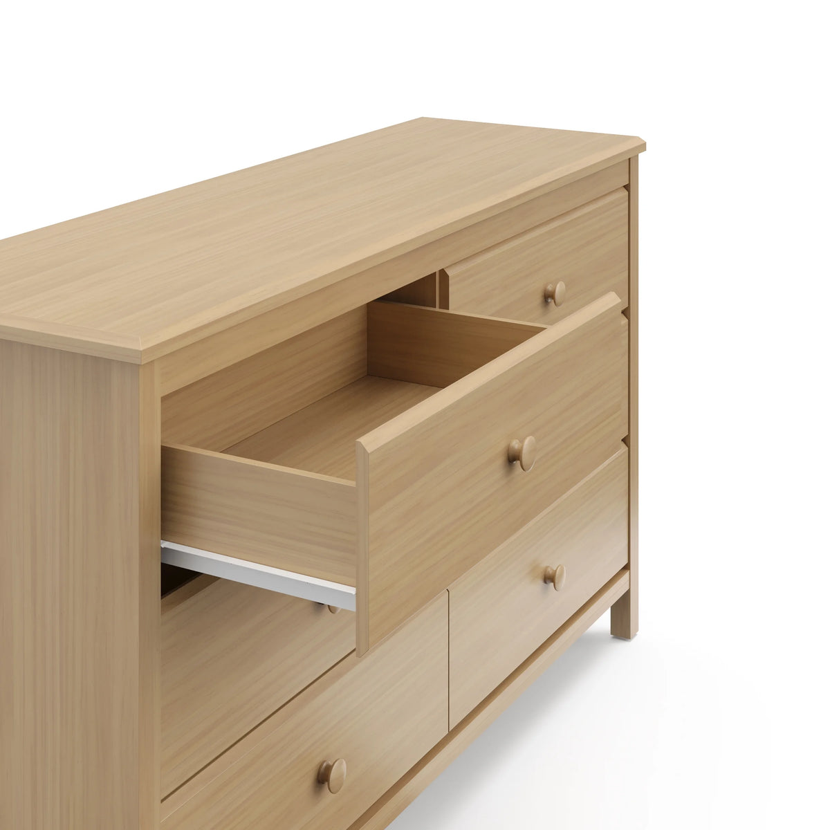 White 6 Drawer Kids Double Dresser Y82780