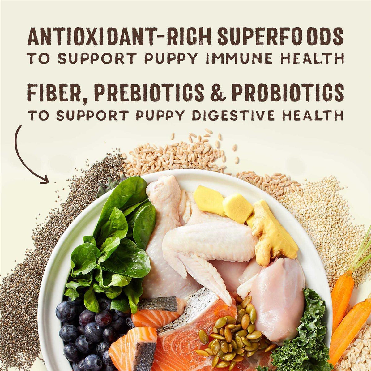 Cage Free Chicken & Wild Caught Salmon Recipe with Superfoods J68998