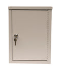 Beige Painted Steel Double Door Narcotic Cabinet F5697