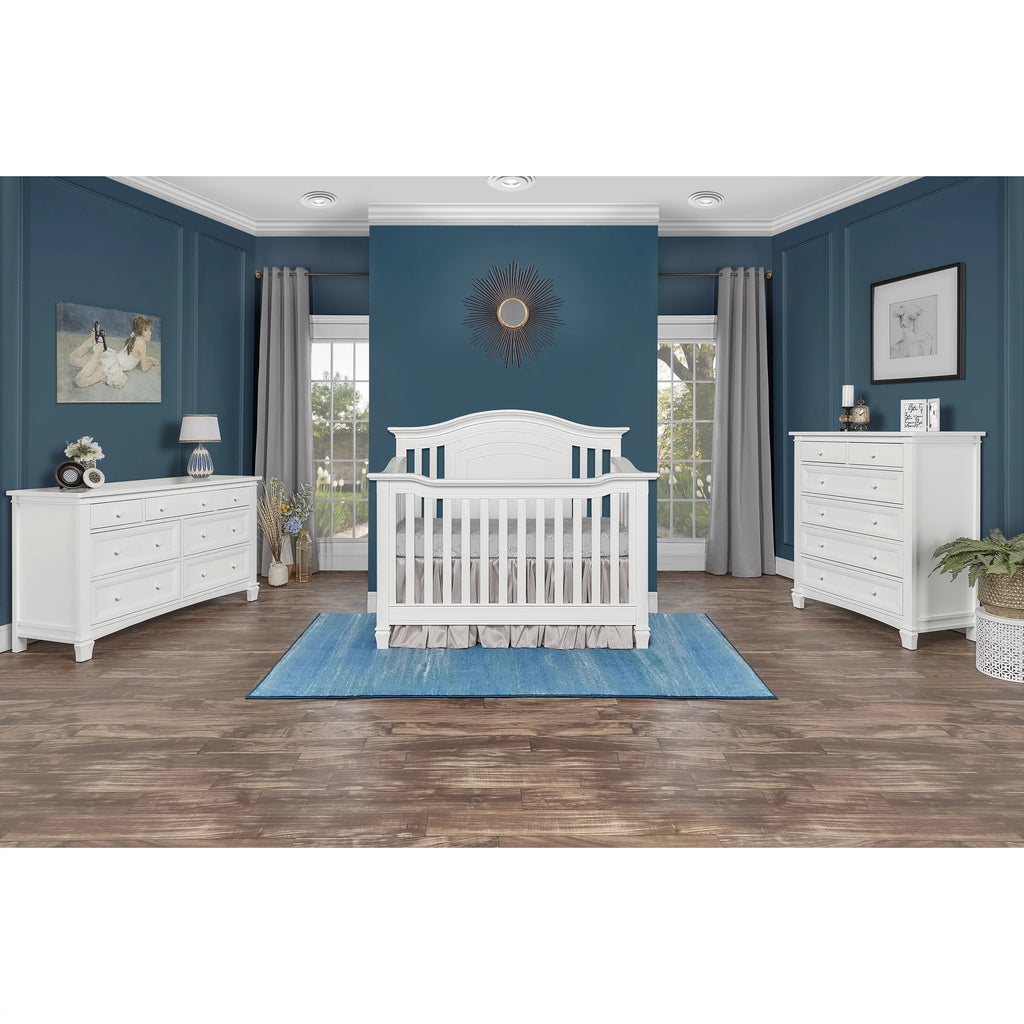 White 5-in-1 Convertible Crib Z21388