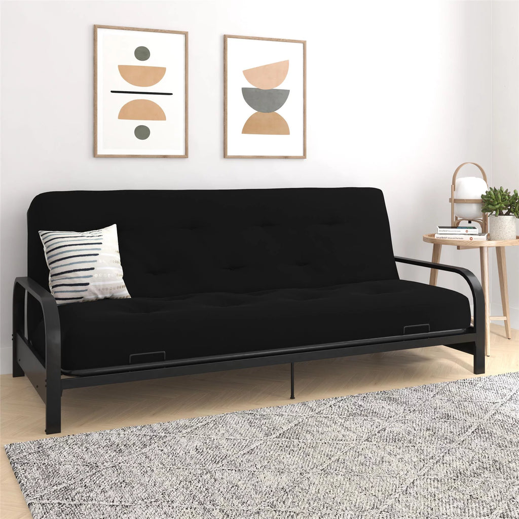 8 Innerspring Full Microfiber Futon Mattress E8114