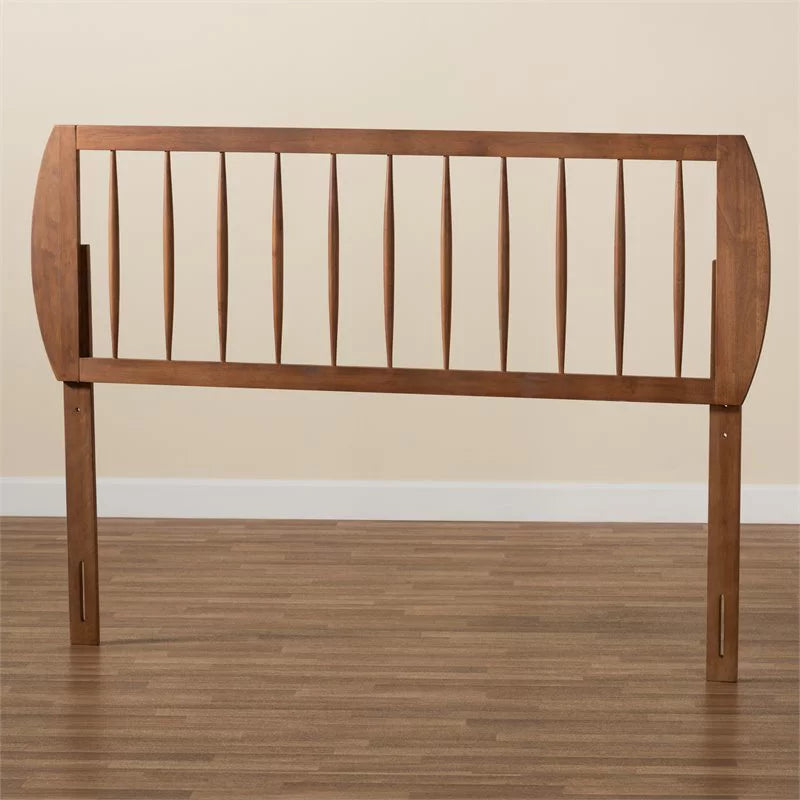 Walnut Finished Wood King Size Headboard T99193