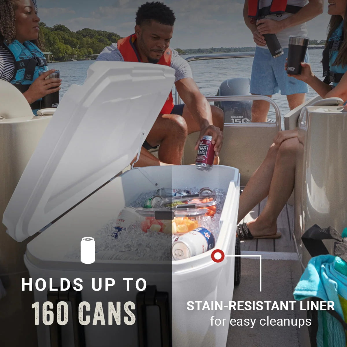 100 Quart Wheeled Cooler K1403