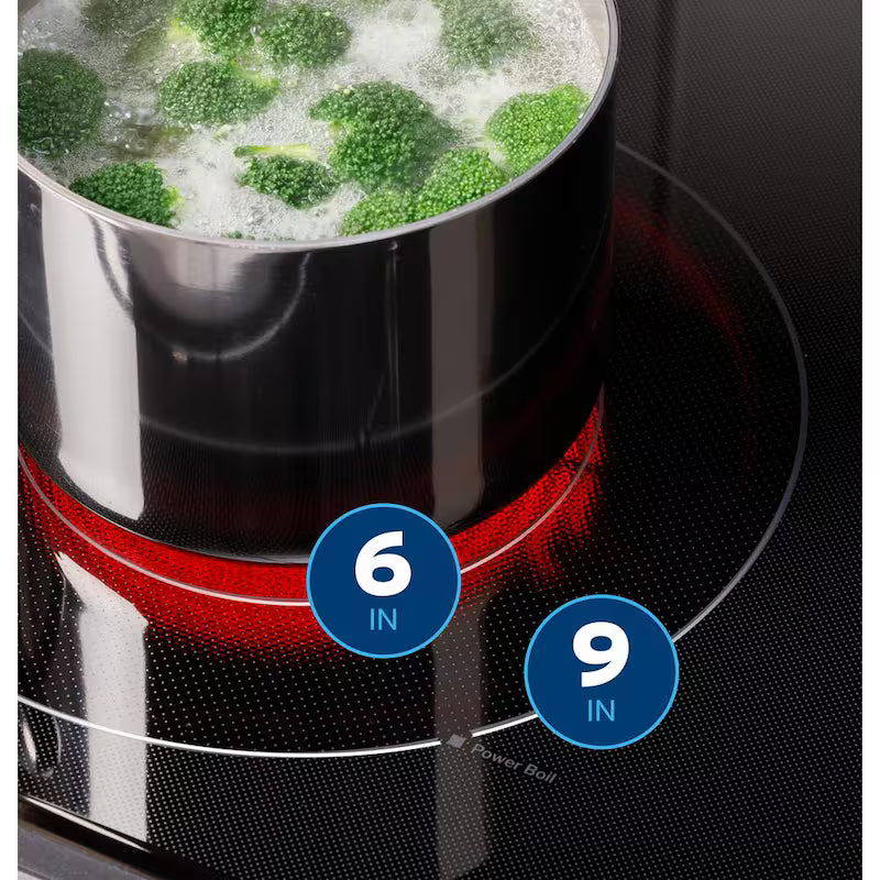 4 Element Free-Standing Electric Range in Stainless Steel R9255
