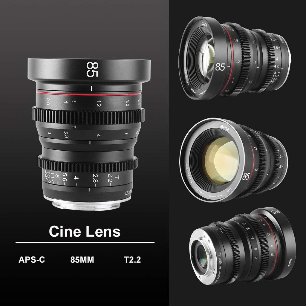 85mm T2.2 Manual Focus Cinema Lens for M43 Mount B501221
