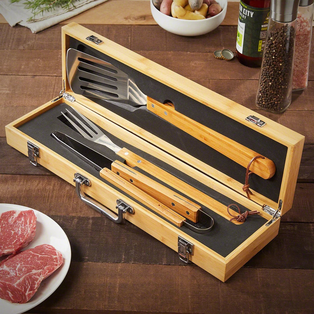 Bamboo Barbecue Tools O679872