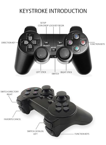 Wireless Double Handle Plug and Play Video Game Console C144874