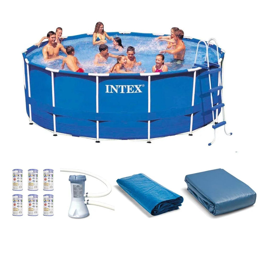 15ft x 48in Frame Swimming Pool Set with Pump R669469