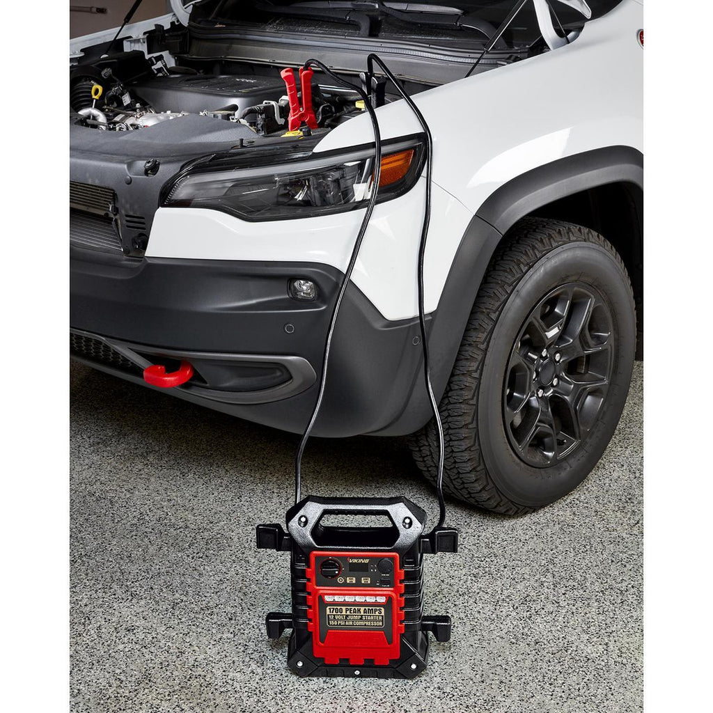 Portable Car Battery Jump Starter and Power Pack with 150 PSI Air Compressor K62926