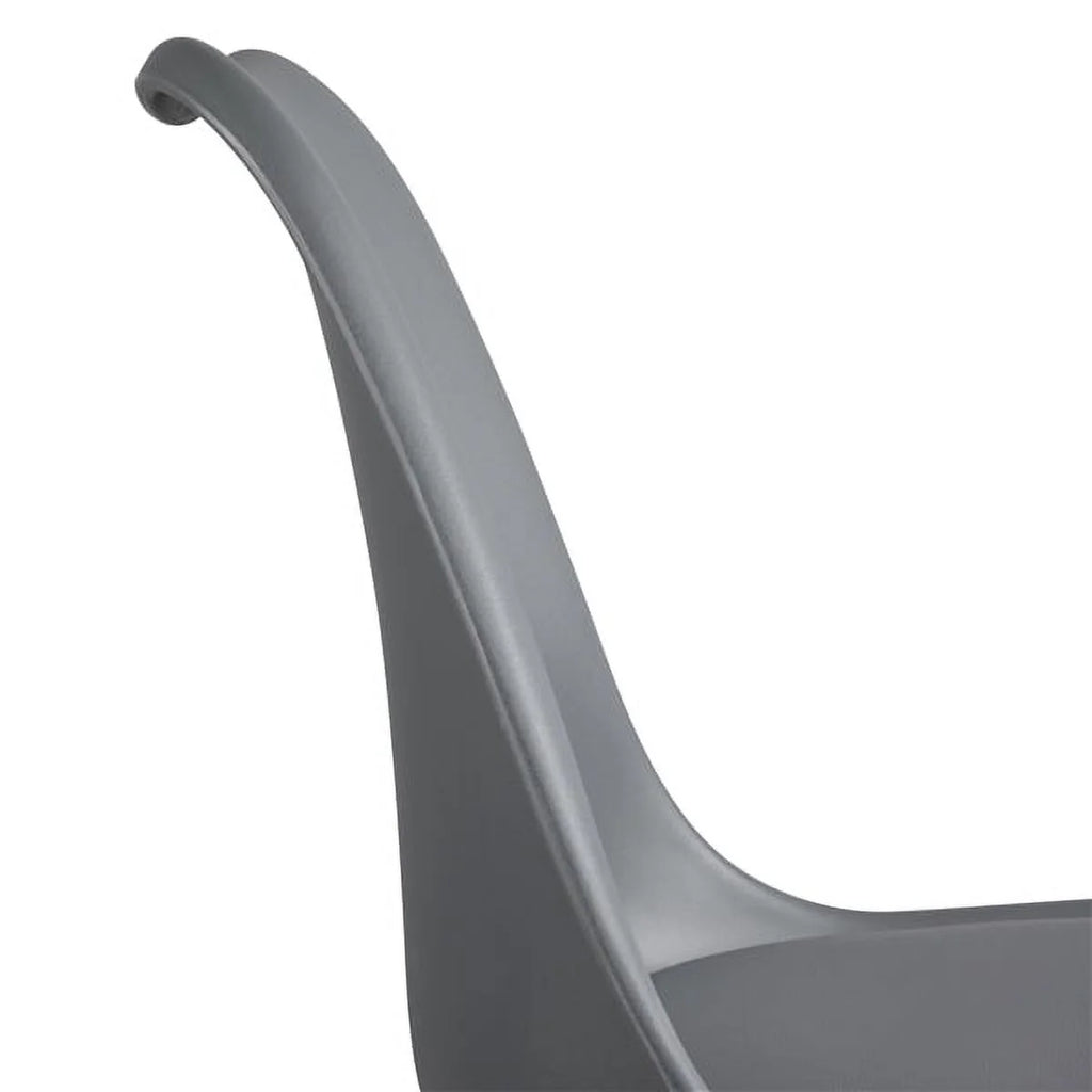 Gray Set of 4 Padded Dining Chairs G766