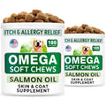 Omega 3 for Dogs Fish Oil Chews Joint Health Skin & Coat Supplement U88920