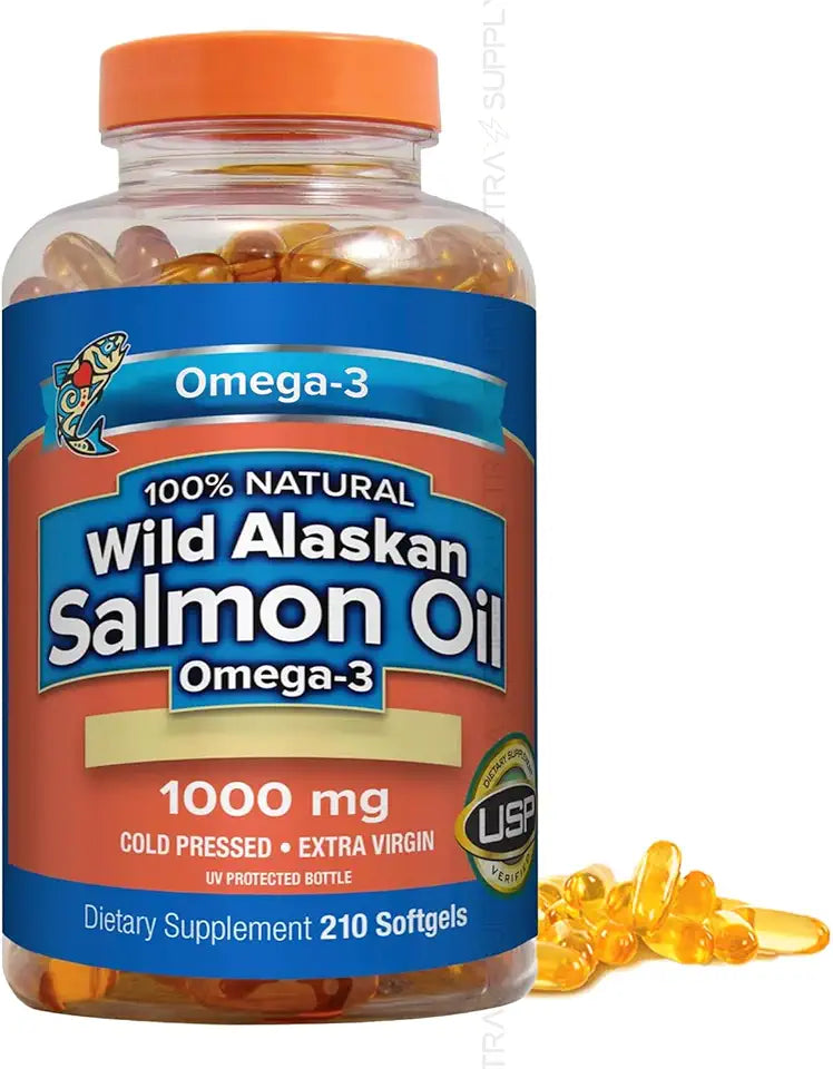 Wild Salmon Oil 1000 mg 210 Count Softgels J150507