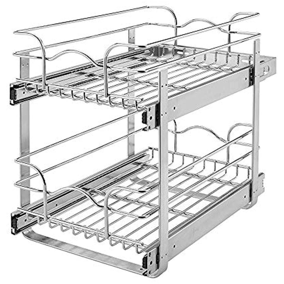 15 in. W x 22 in. D 2-Tier Wire Basket N6236