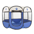 Pop-Up Pet Playpen with Carrying Case Blue O442355