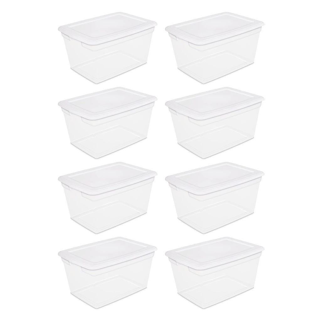 58 Qt Storage Box Set of 8 L38806