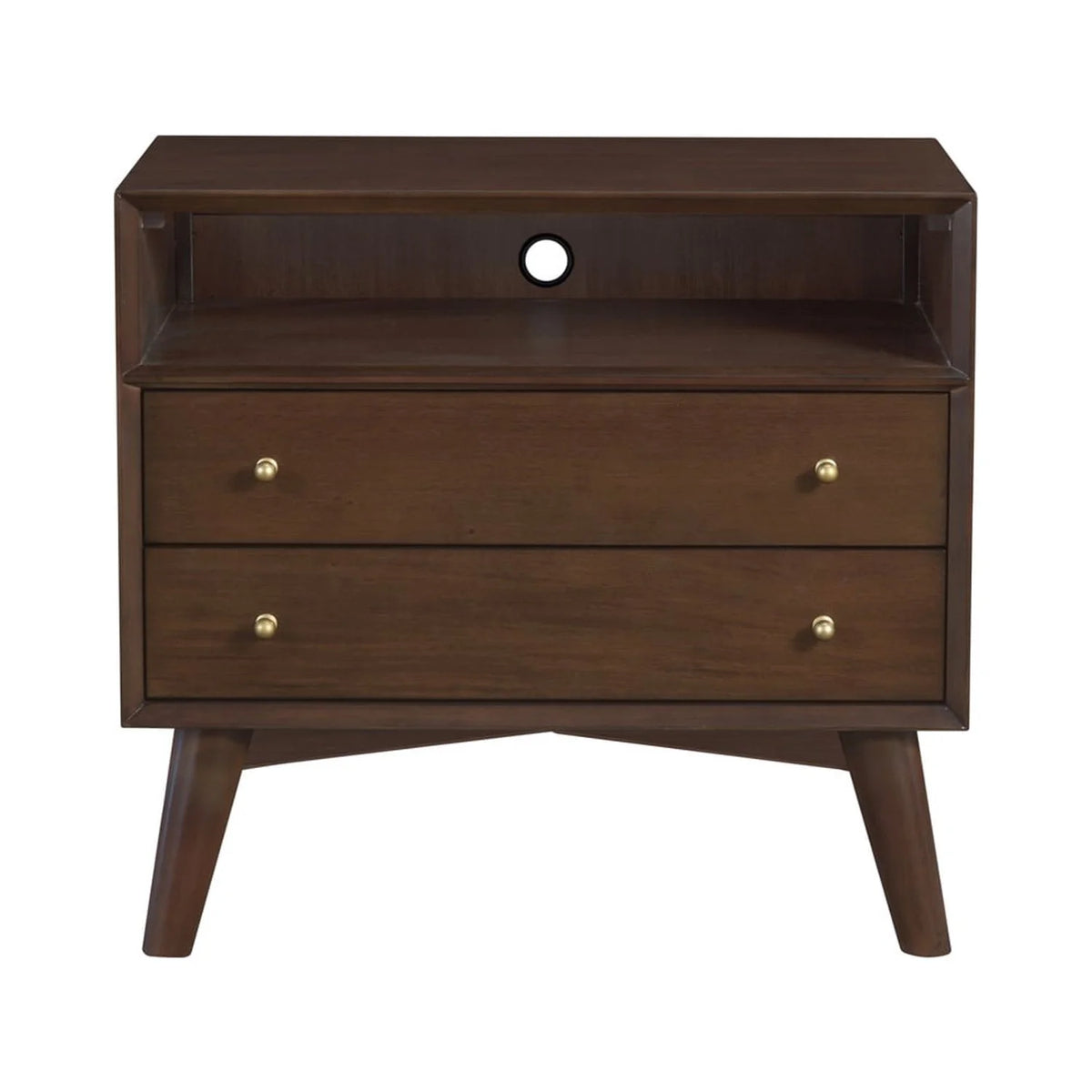 Walnut Nightstand B325337