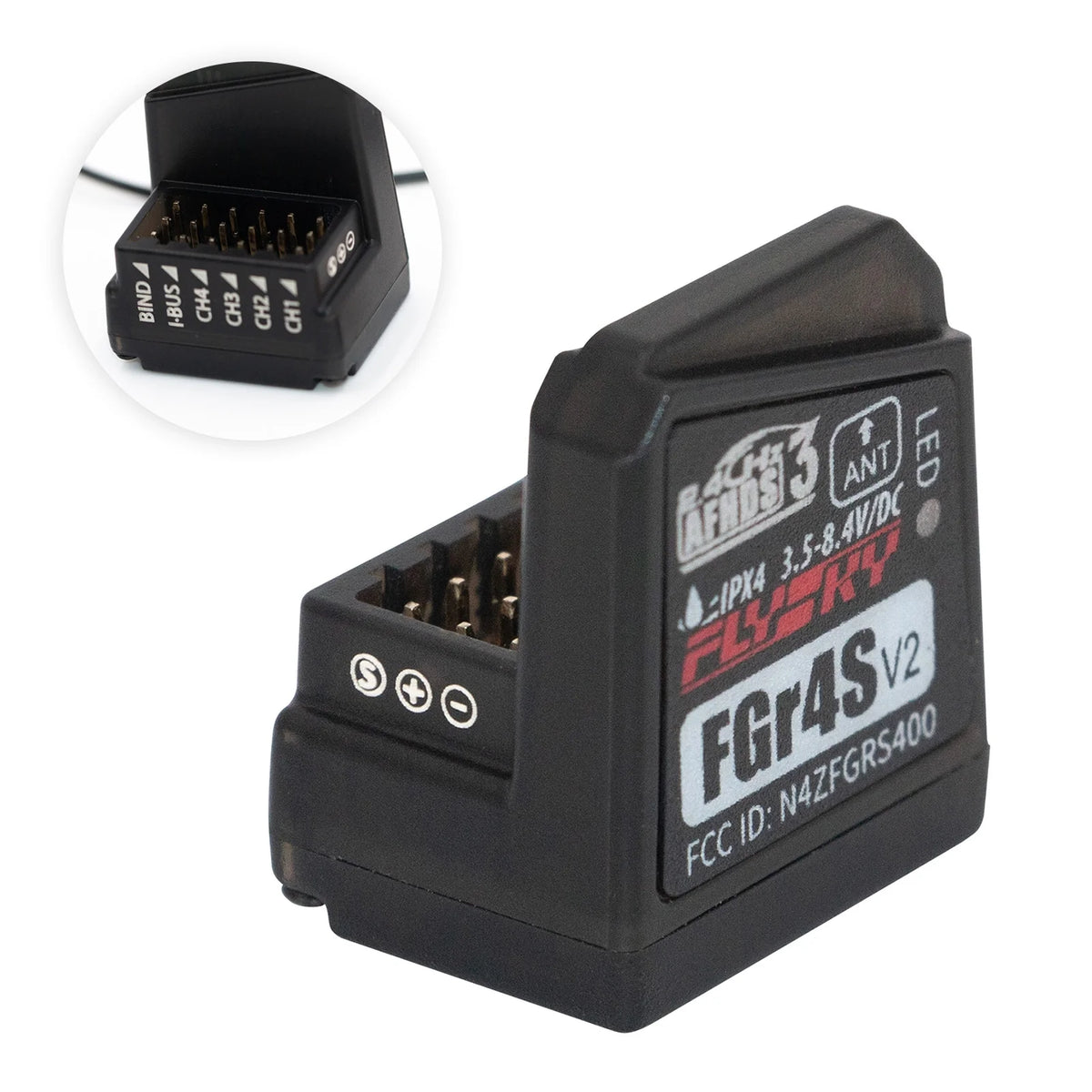 8ch Radio and Receiver with 3.5" Color IPS Screen Q9468
