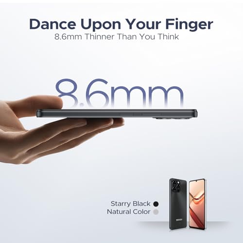 Android 15 Unlocked Cellphone 32GB+128GB 6.75" HD+ 6250mah 4G Dual Sim Smartphone Black B69281