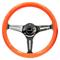 Orange Wood Grain Steering Wheel D35114