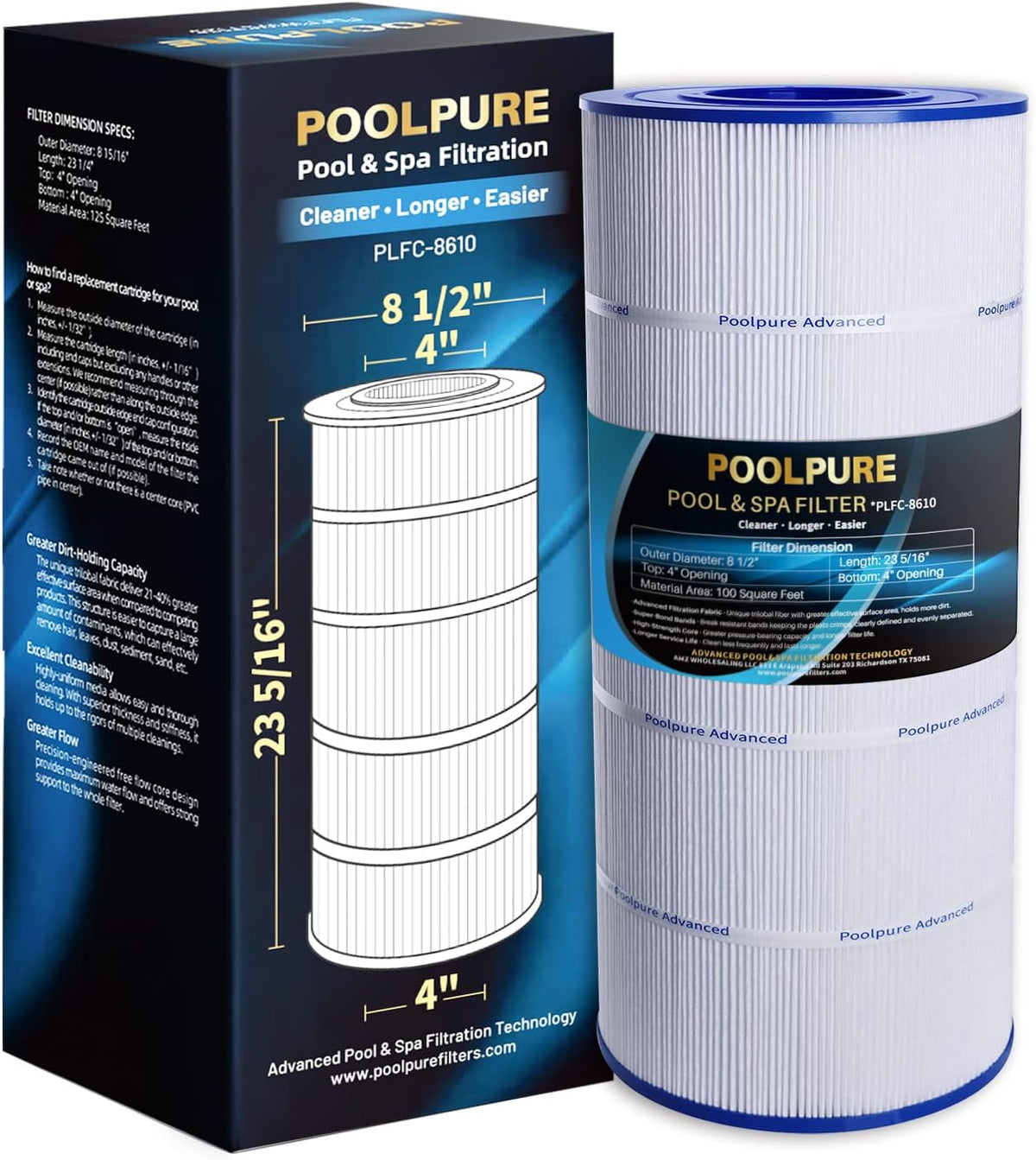100 Sq.ft Filter Cartridge 1PACK N197749