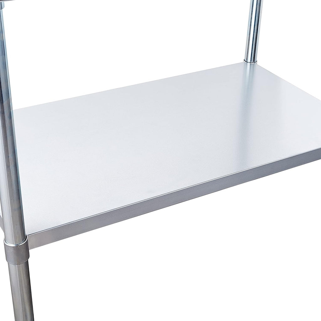 Stainless Steel Table 30 x 48 Inches with Caster Wheels D253273