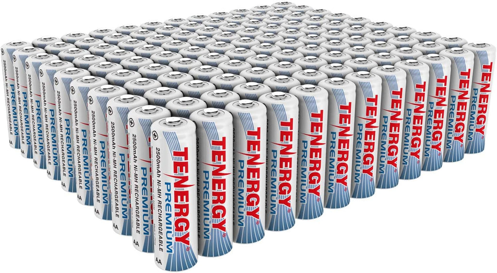 Rechargeable AA Batteries 2500mAh NiMH 120 Pack O94093