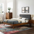Twin Wood Platform Bed with Splayed Legs K993