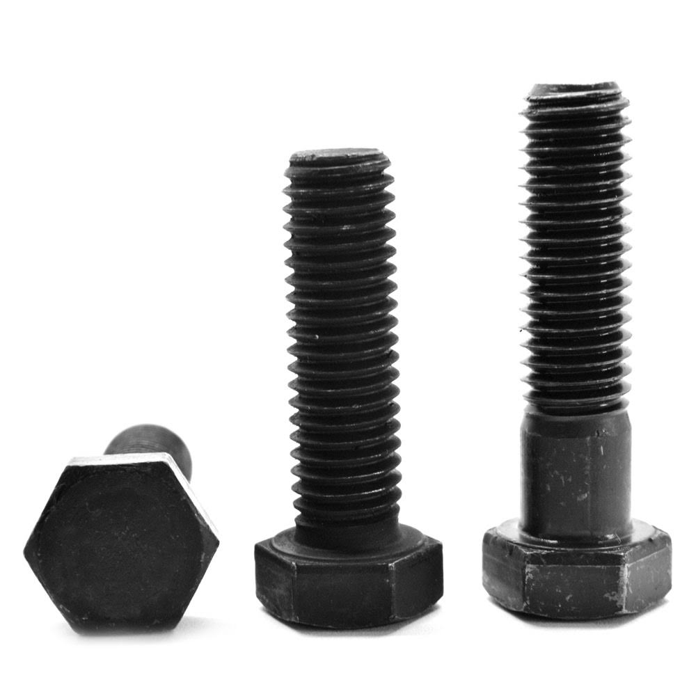Coarse Thread Grade 5 Hex Cap Screw Medium Carbon Steel Black Oxide H27234