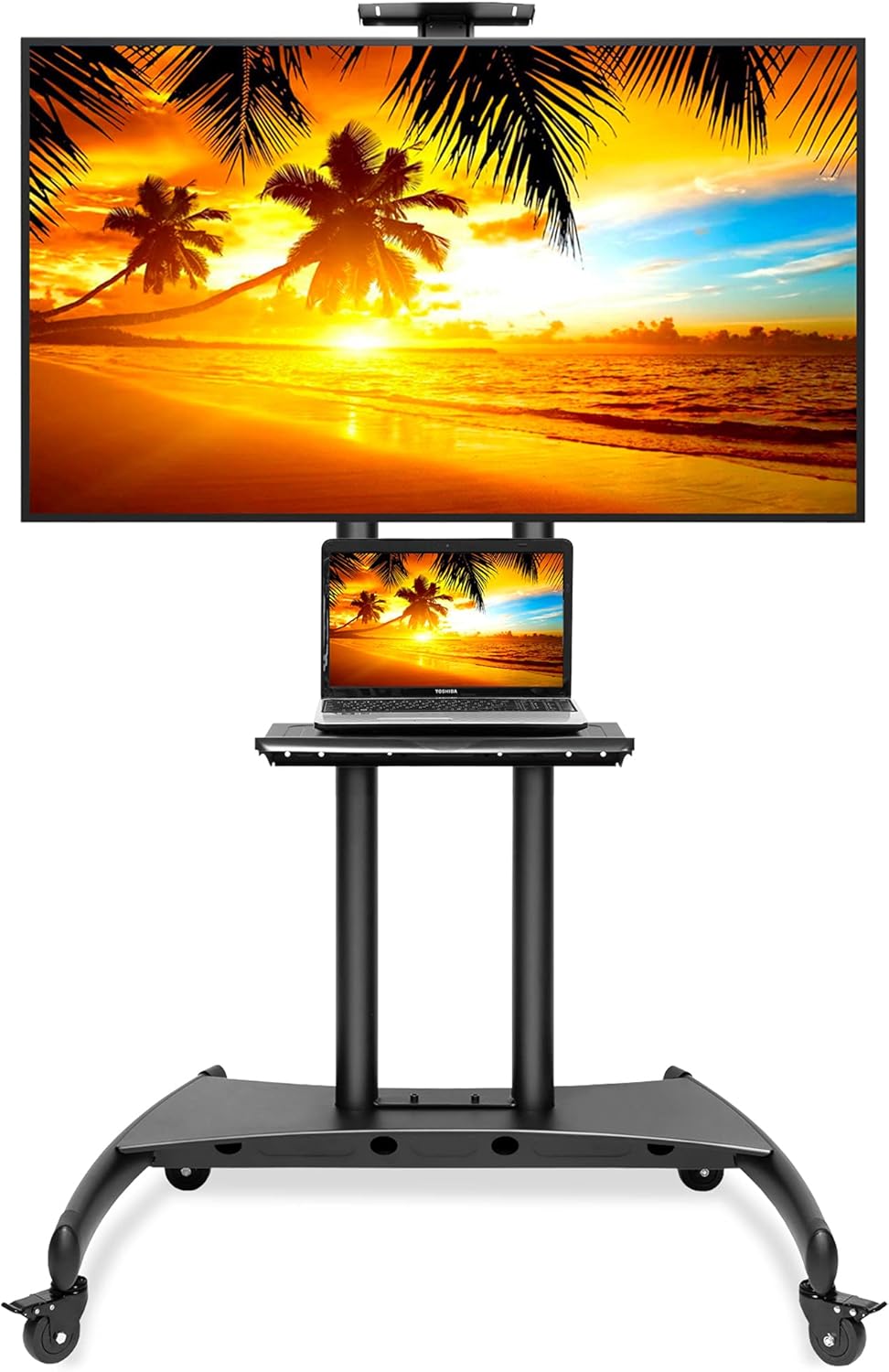 Rolling TV Stand Mobile TV Cart for 55 - 80 TV G269