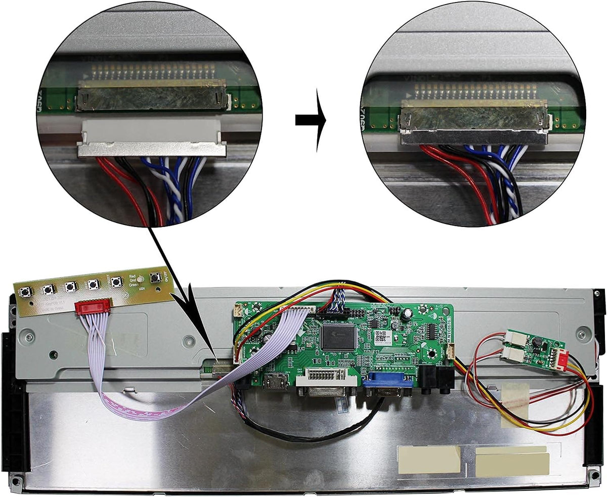 14.9 in 1280X390 LCD Screen with LCD Controller Board S11387