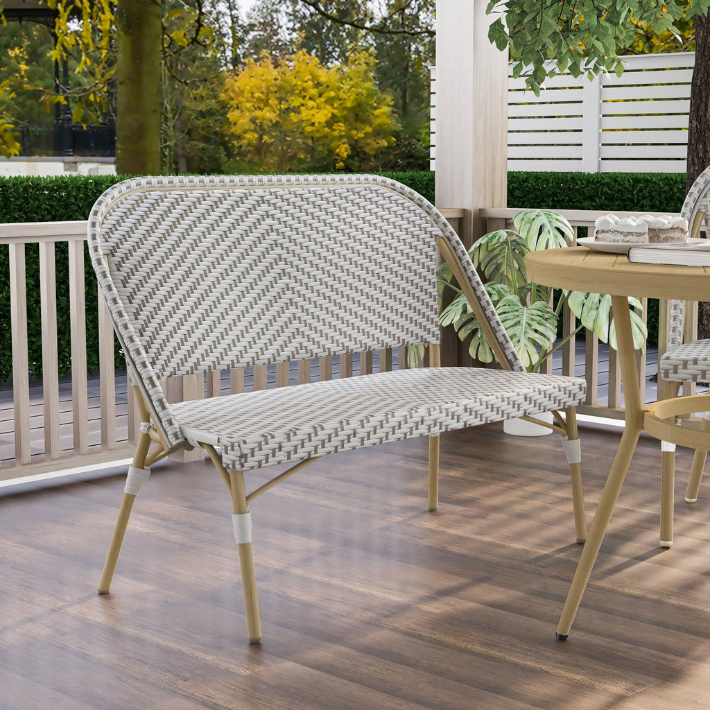 Natural Tone Patio Bench S789957