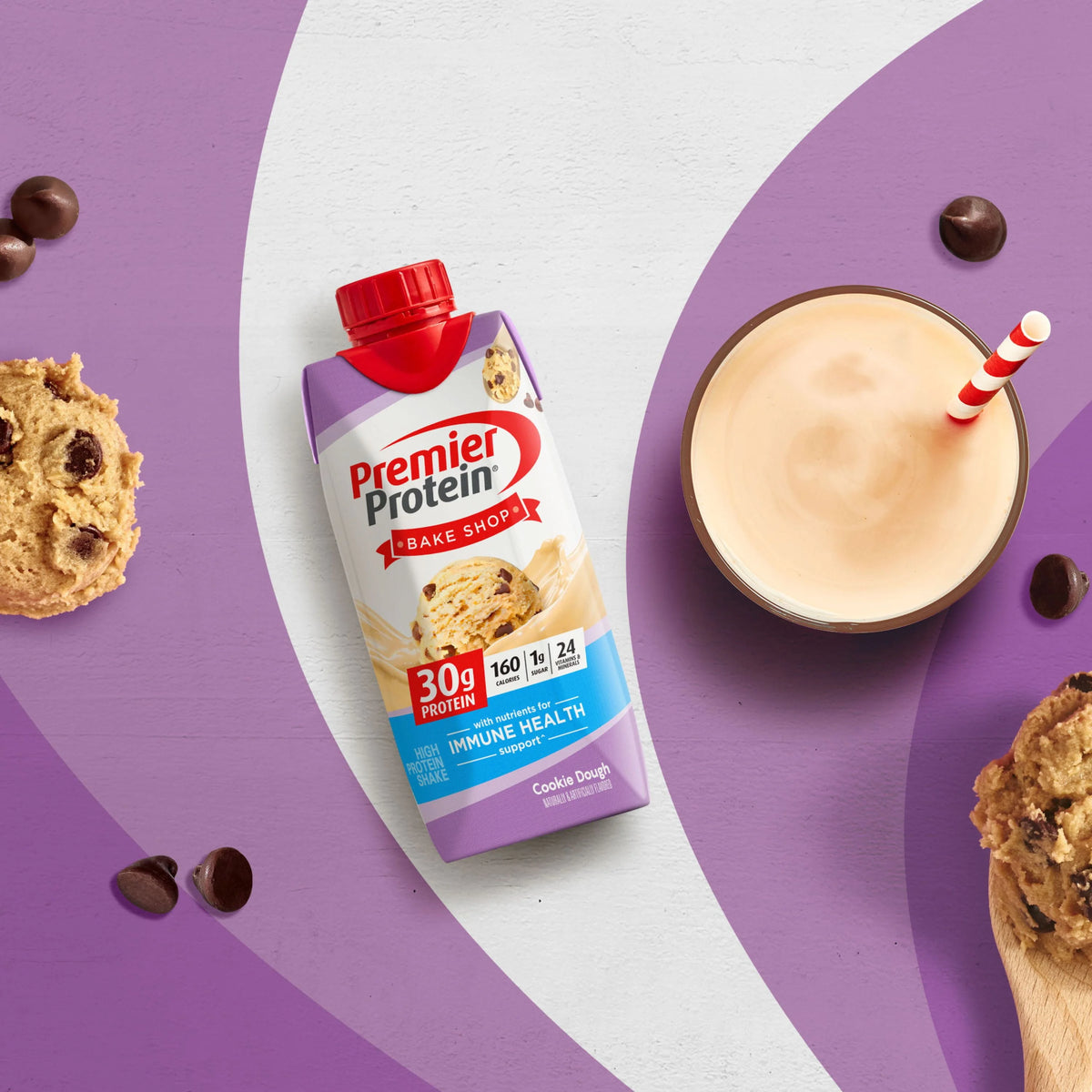 Cookie Dough 30g Protein Shake 11 fl oz 4 Ct W198