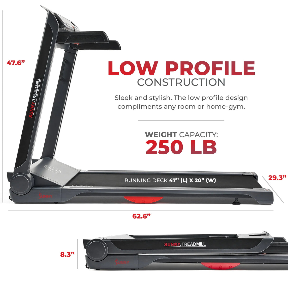 Smart Treadmill with 20 Wide LoPro Deck Z5268