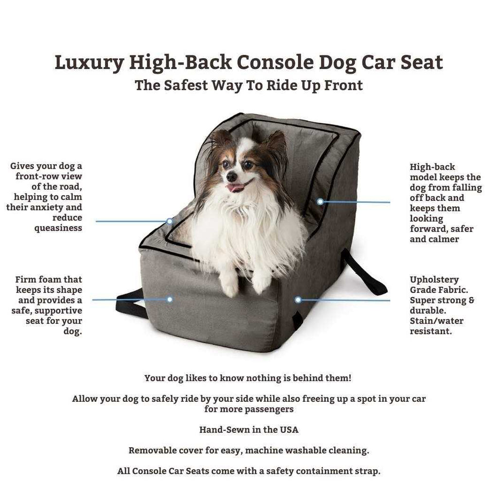 High Back Console Pet Car Seat A371