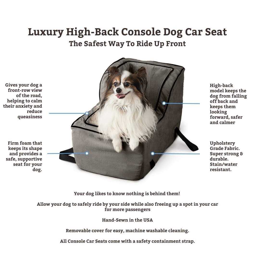 High Back Console Pet Car Seat A371