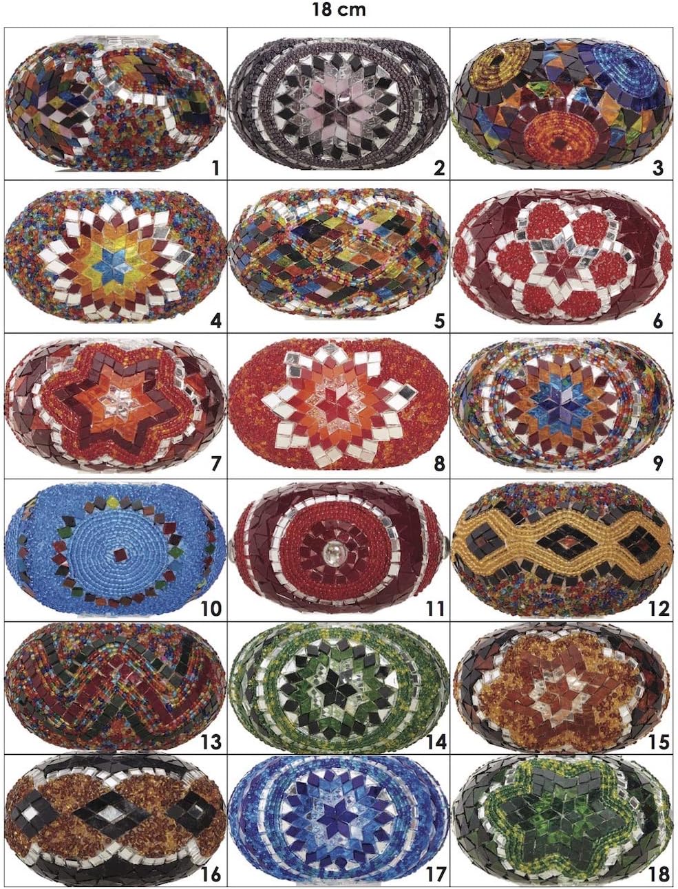 Turkish Moroccan Colorful Mosaic Multicolor Boho Floor Lamp R68410