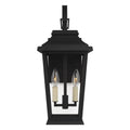 1 Light Textured Black Outdoor Wall Lantern G9029
